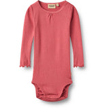 Wheat Raspberry Rib Body L/S Lotta