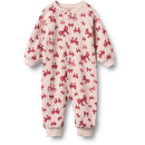 Wheat Almond Peach Bows Byxdress L/S Lilo