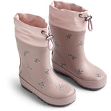 Wheat Dry Rose Flowers Rubber Stövlar Thermo