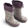 Wheat Soft Sand Flowers Rubber Stövlar Thermo