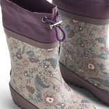 Wheat Soft Sand Flowers Rubber Stövlar Thermo