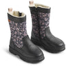 Wheat Dark Charcoal Flowers Winterboot Koa Tex