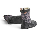 Wheat Dark Charcoal Flowers Winterboot Koa Tex