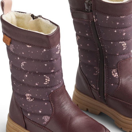 Wheat Plum Truffle Stars Winterboot Koa Tex