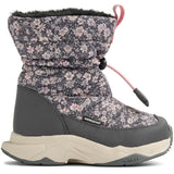 Wheat Dark Charcoal Flowers Winterboot Esme