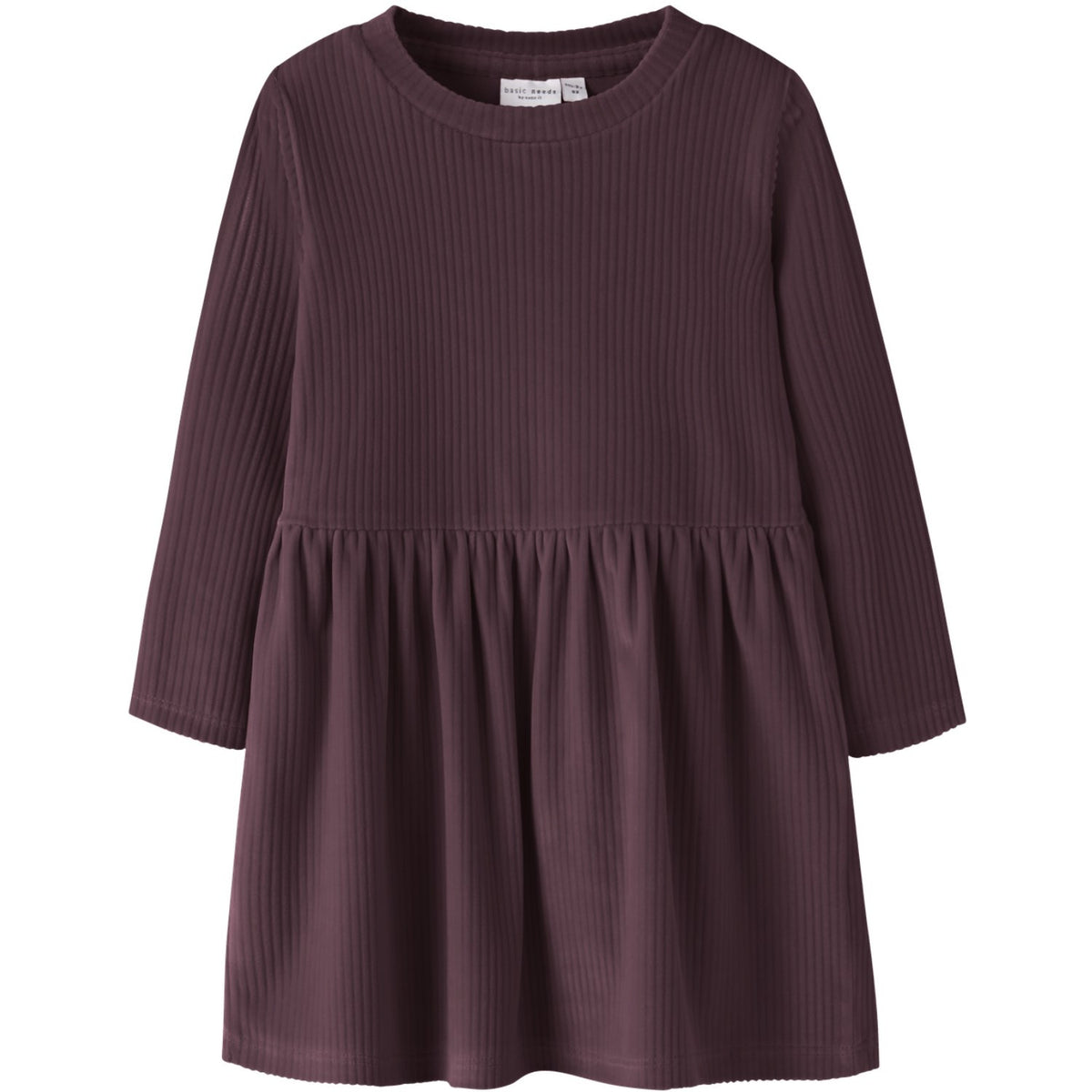 Name It Catawba Grape Nmfveloa Ls Sammet Klänning