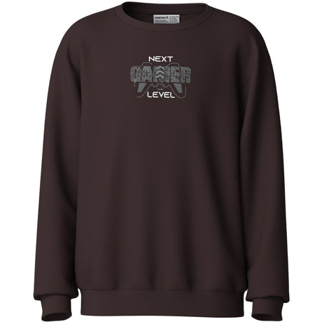 Name It Chocolate Plum Gamer Nkmvildar Ls Nreg Sweat Bru