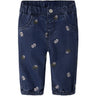 Name It Dark Blue Denim Embroided Nbfrose Mamma R Emb Jeans 5321-Yb H