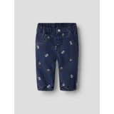 Name It Dark Blue Denim Embroided Nbfrose Mamma R Emb Jeans 5321-Yb H