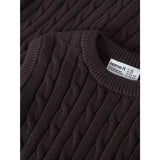 Name It Chocolate Plum Nmmraffat Stickad Slipover