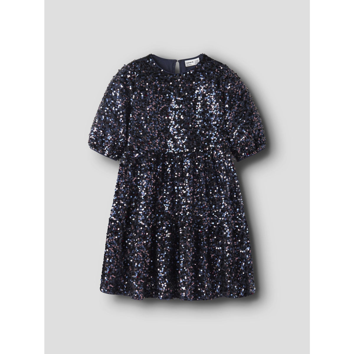 Name It Evening Blue Nkfrinoa 3/4 Sl Klänning