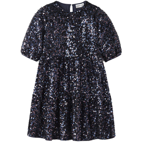 Name It Evening Blue Nkfrinoa 3/4 Sl Klänning