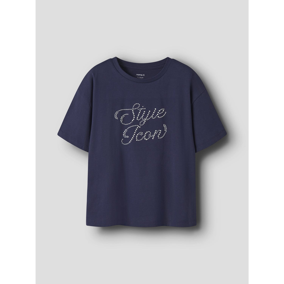 Name It Evening Blue Nkfroda Ss Rlx Topp Låda