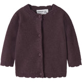 Name It Catawba Grape Tone In Tone Lurex Nbfradia Ls Stickad Card