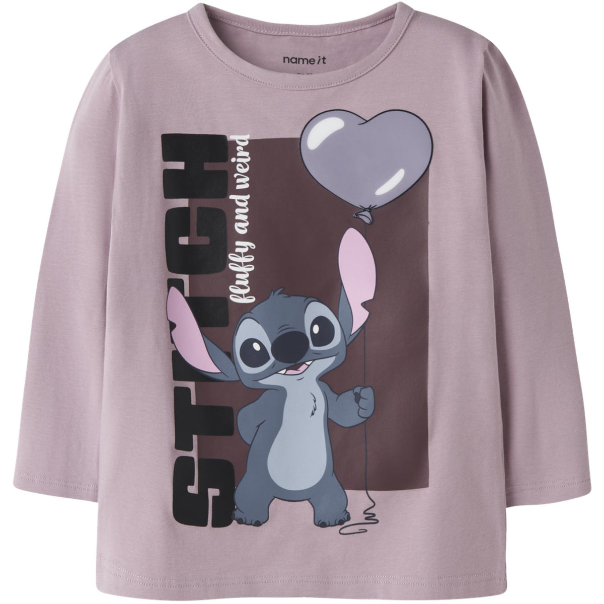 Name It Mauve Shadows Nmfoda Stitch Ls Nreg Topp Låda Wdi