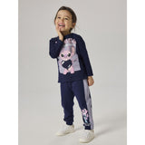 Name It Evening Blue Nmfoda Stitch Ls Nreg Topp Låda Wdi