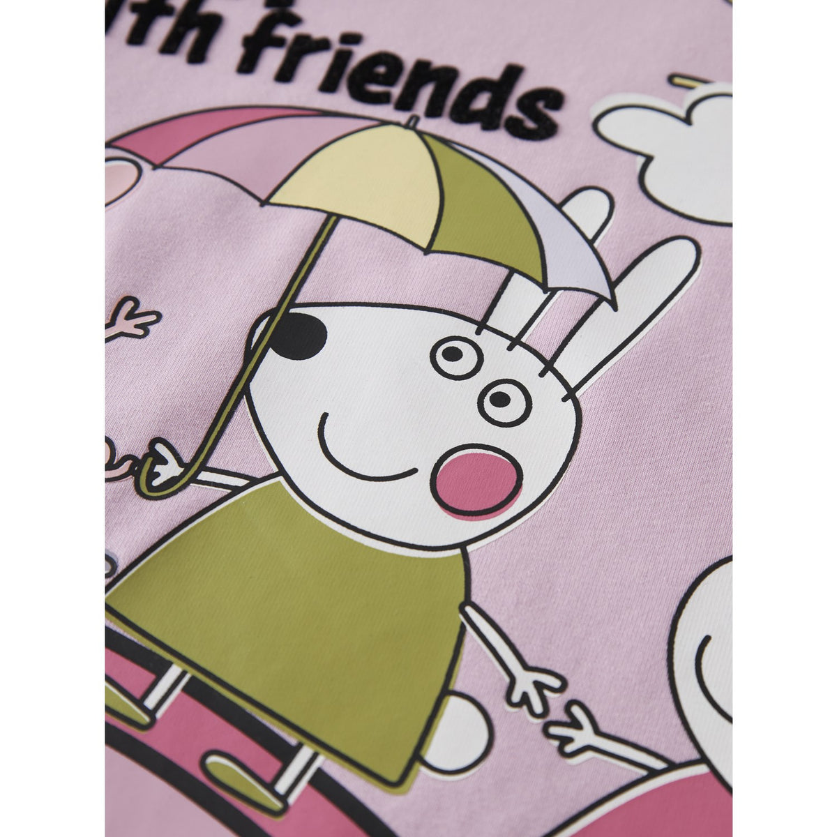 Name It Full Blooming Pink Nmfomba Peppa Ls Nreg Topp Låda Cplg