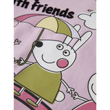 Name It Full Blooming Pink Nmfomba Peppa Ls Nreg Topp Låda Cplg