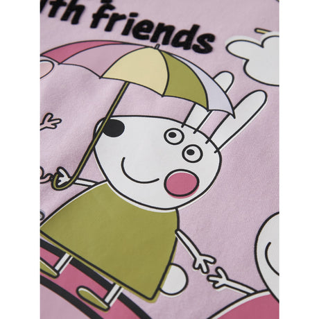 Name It Full Blooming Pink Nmfomba Peppa Ls Nreg Topp Box Cplg