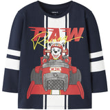 Name It Navy Blazer Nmmoliver Paw Ls Nreg Topp Låda Cplg