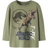 Name It Mosstone Nmmotti Jurassic Ls Nreg Topp Box Sky