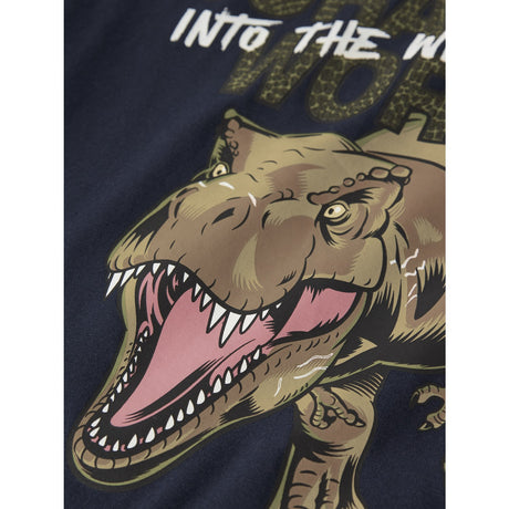 Name It Navy Blazer Nmmotti Jurassic Ls Nreg Topp Box Sky