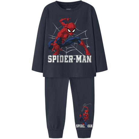 Name It Navy Blazer Nmmmus Spider Nreg Ls Nattkläder Mar