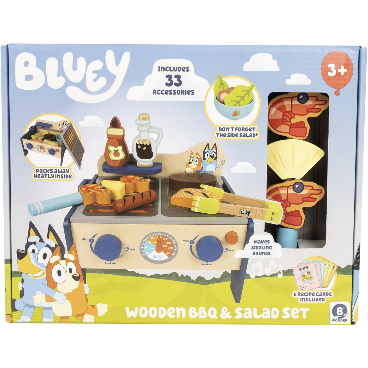 Bluey Barbecue & Salat