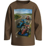 Name It Sepia Racing Penguins Nmmvoto Ls Nreg Topp