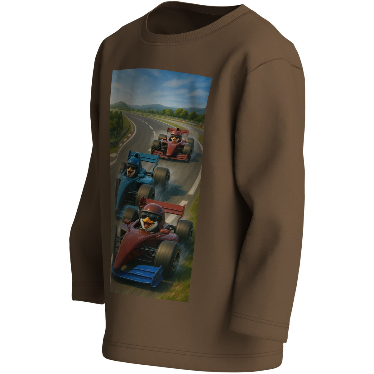 Name It Sepia Racing Penguins Nmmvoto Ls Nreg Topp