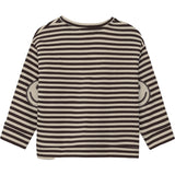Fliink Coffee Bean / Sandshell Alvin Ls Stripe Sweatshirt