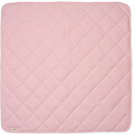 Lalaby Tiny Check Pink Quiltad Baby Filt