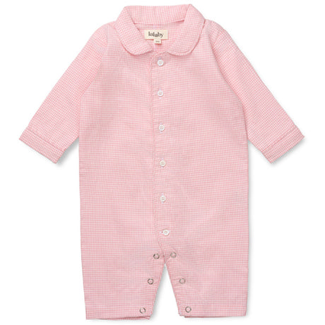 Lalaby Tiny Check Pink Classic Pj Dräkt