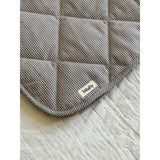 Lalaby Tiny Check Brown Quiltad Baby Filt