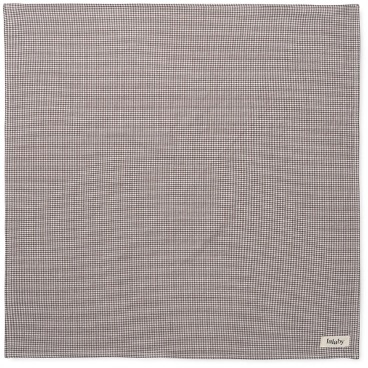 Lalaby Tiny Check Brown Vera Halsduk