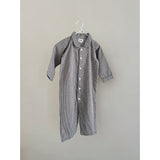 Lalaby Tiny Check Brown Classic Pj Dräkt