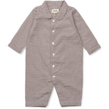 Lalaby Tiny Check Brown Classic Pj Dräkt