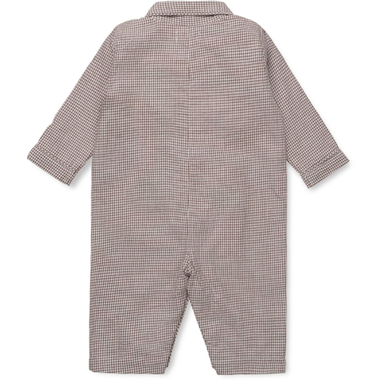 Lalaby Tiny Check Brown Classic Pj Dräkt