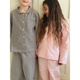 Lalaby Tiny Check Brown Classic Pyjamas