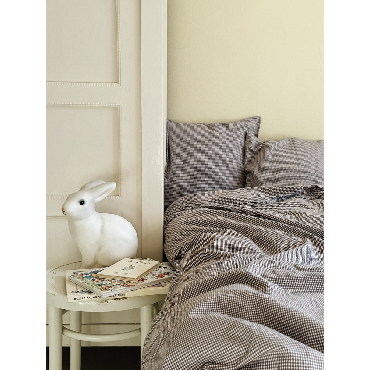 Lalaby Tiny Check Brown Classic Baby Sängkläder