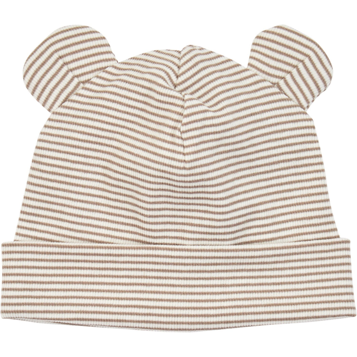 Müsli Balsam Cream/ Walnut/ Oat Mini Stripe Rib Björn Beanie
