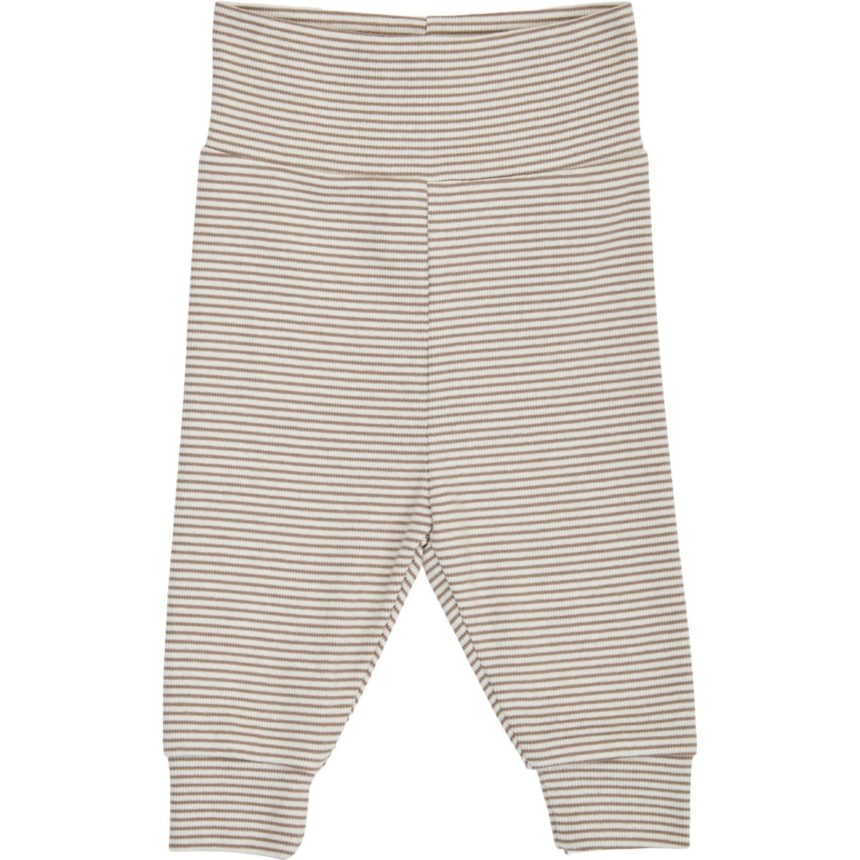 Müsli Balsam Cream/ Walnut Mini Stripe Rib Byxor