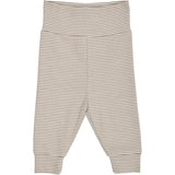 Müsli Balsam Cream/ Walnut Mini Stripe Rib Byxor