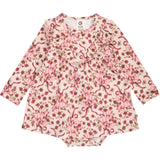 Müsli Oak/ Blush/ Baroque Rose Bouquet L/S Frill Klänning Body