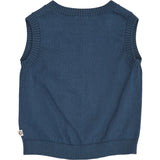 Müsli Navy Old English Stickad Väst Baby