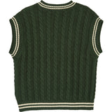 Müsli Forest Green Stickad Cable Väst
