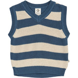 Müsli Navy Stickad Stripe Väst Baby