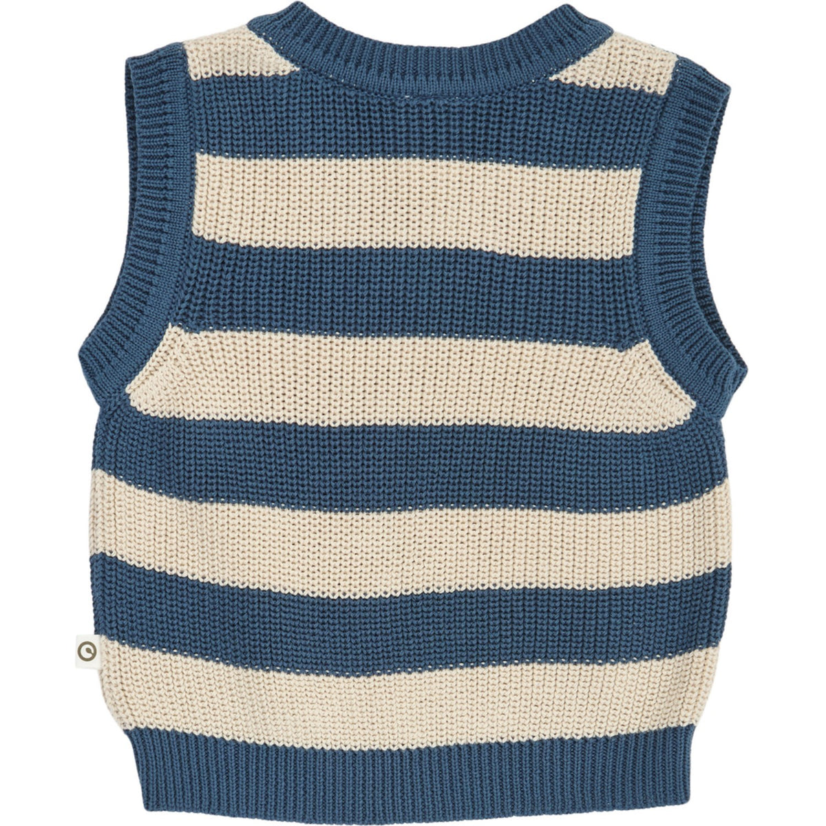 Müsli Navy Stickad Stripe Väst Baby