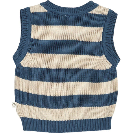 Müsli Navy Stickad Stripe Väst Baby