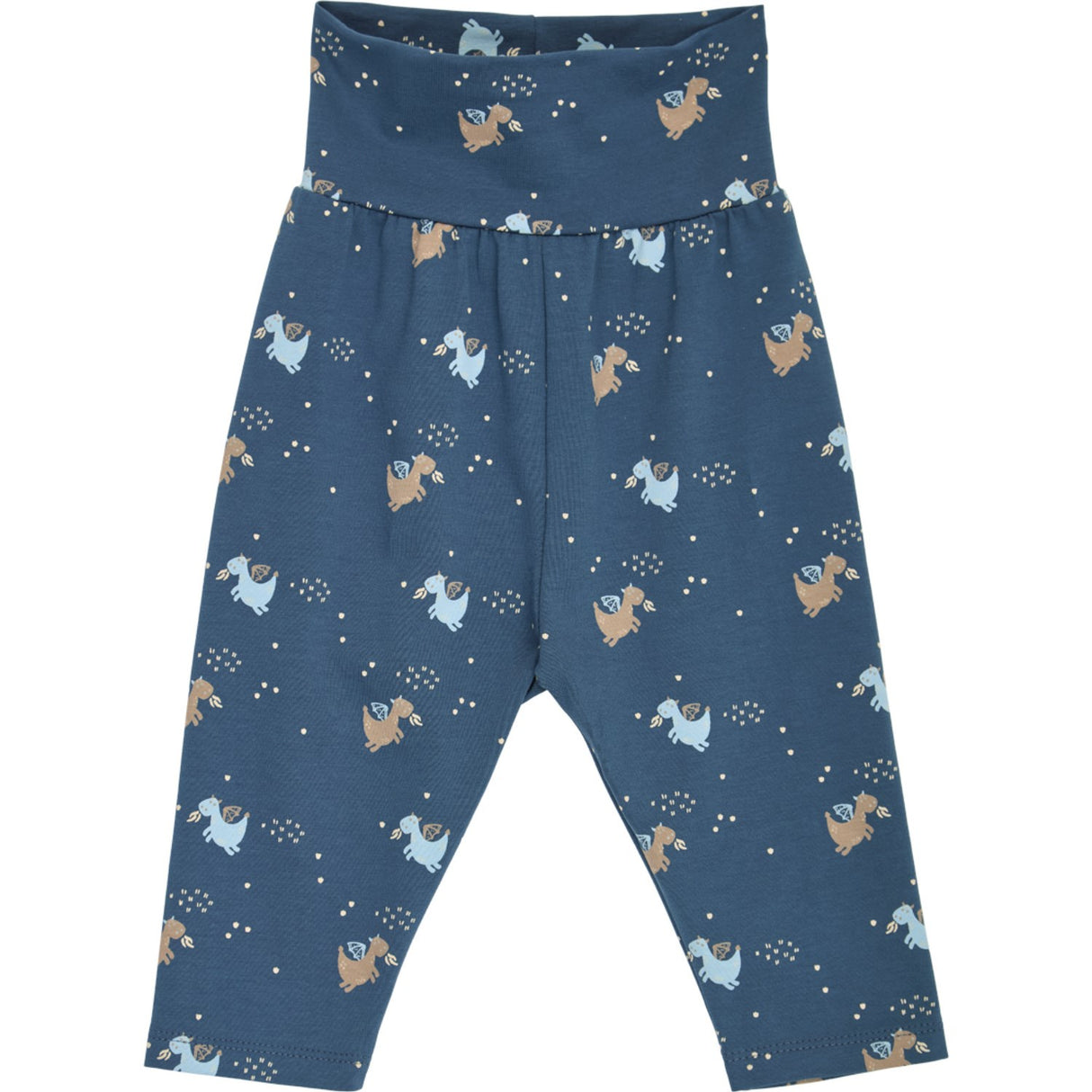 Müsli Navy/ Soft Blue/ Walnut Storybook Byxor Baby